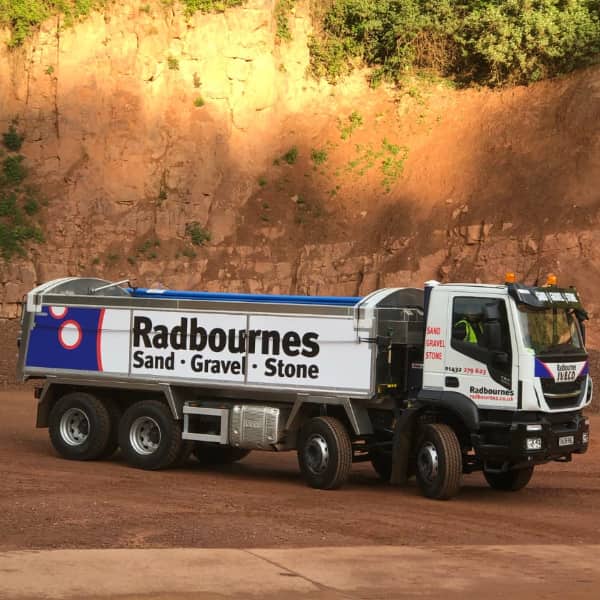 Radbournes truck in a quarry